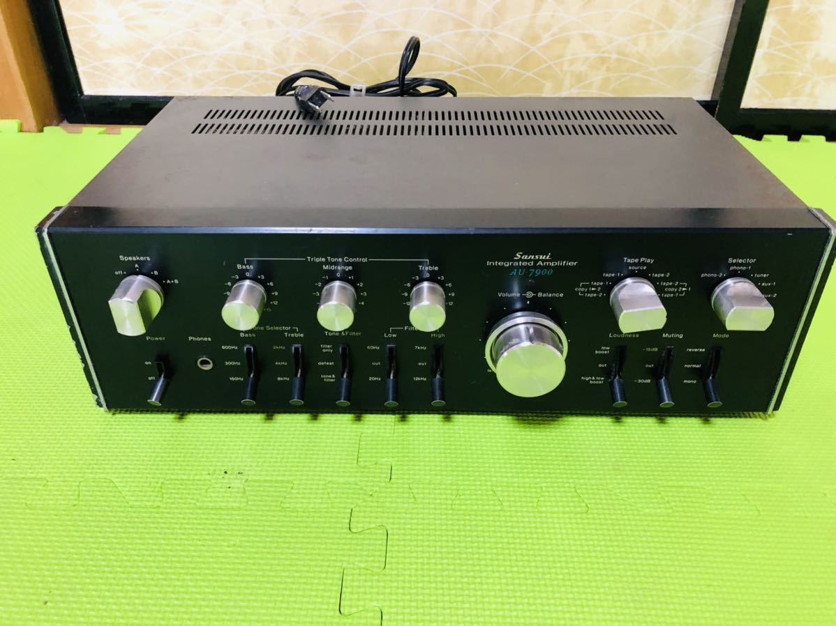 Sansui 高級アンプAU-7900 プリメインアンプ 名機 希少動作品
