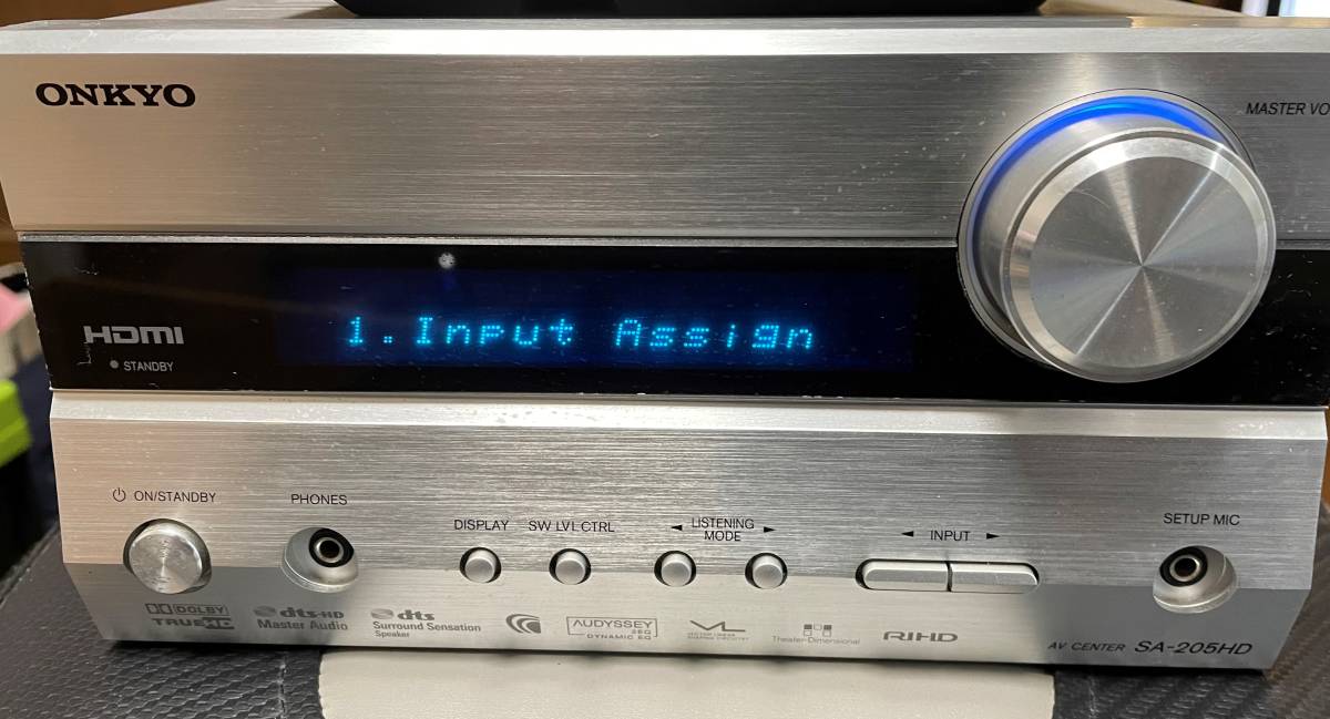 ONKYO SA-205HDX AVアンプ リモコン付き SA-205HDX AVセンター AV