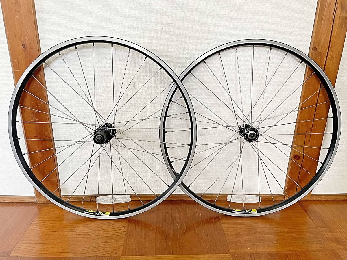 Mavic マビック x139 前後ホイールセット シマノDeoreハブ FH-M510/HB 