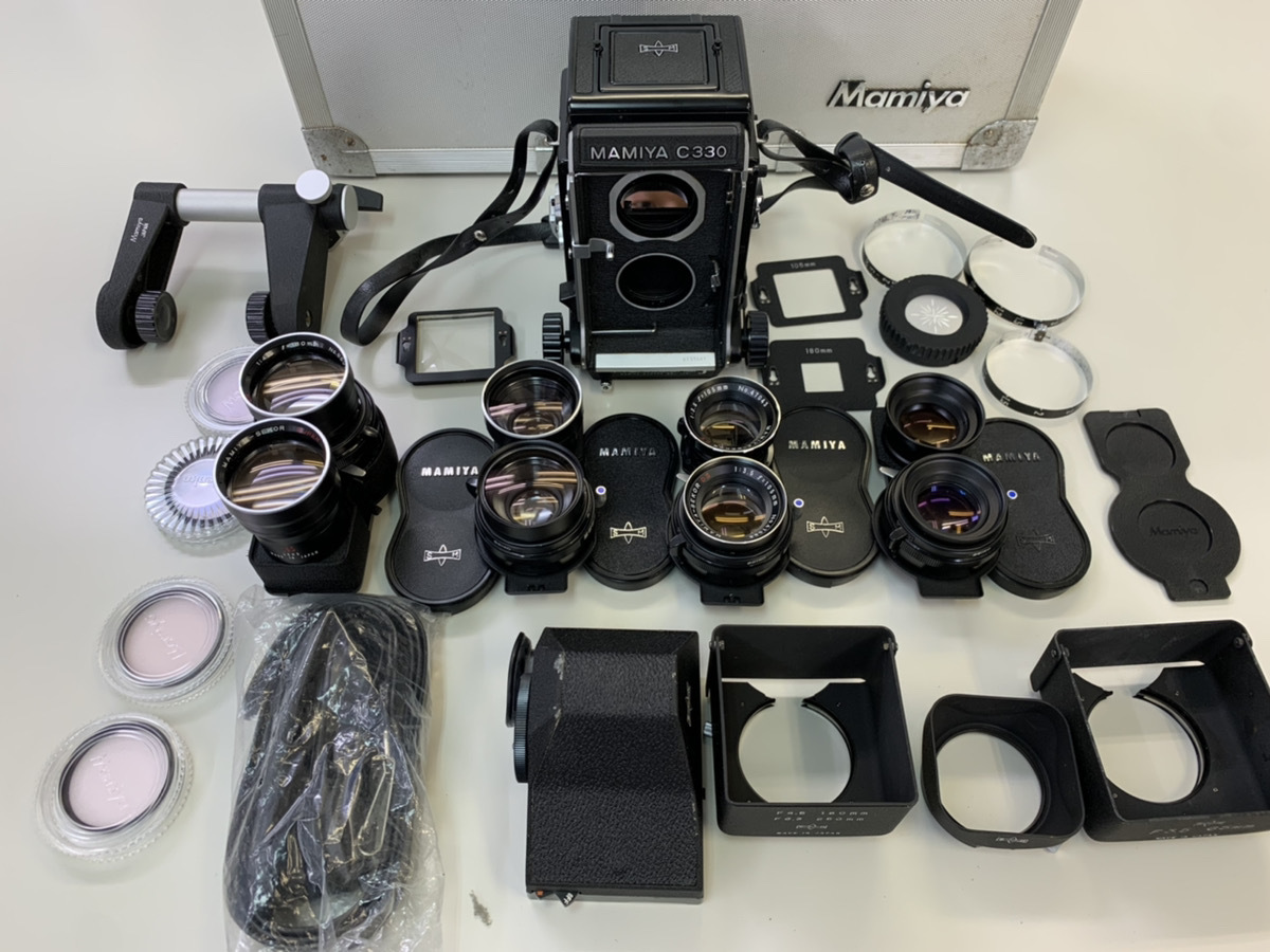 Mamiya C330 Professional F カメラ 180mm 105mm 80mm 65mm レンズ その他 動作未確認 ジャンク