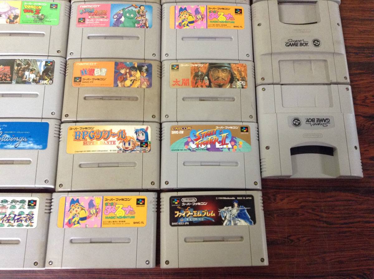 Nintendo Super Famicom 66games working 任天堂 スーパーファミコン