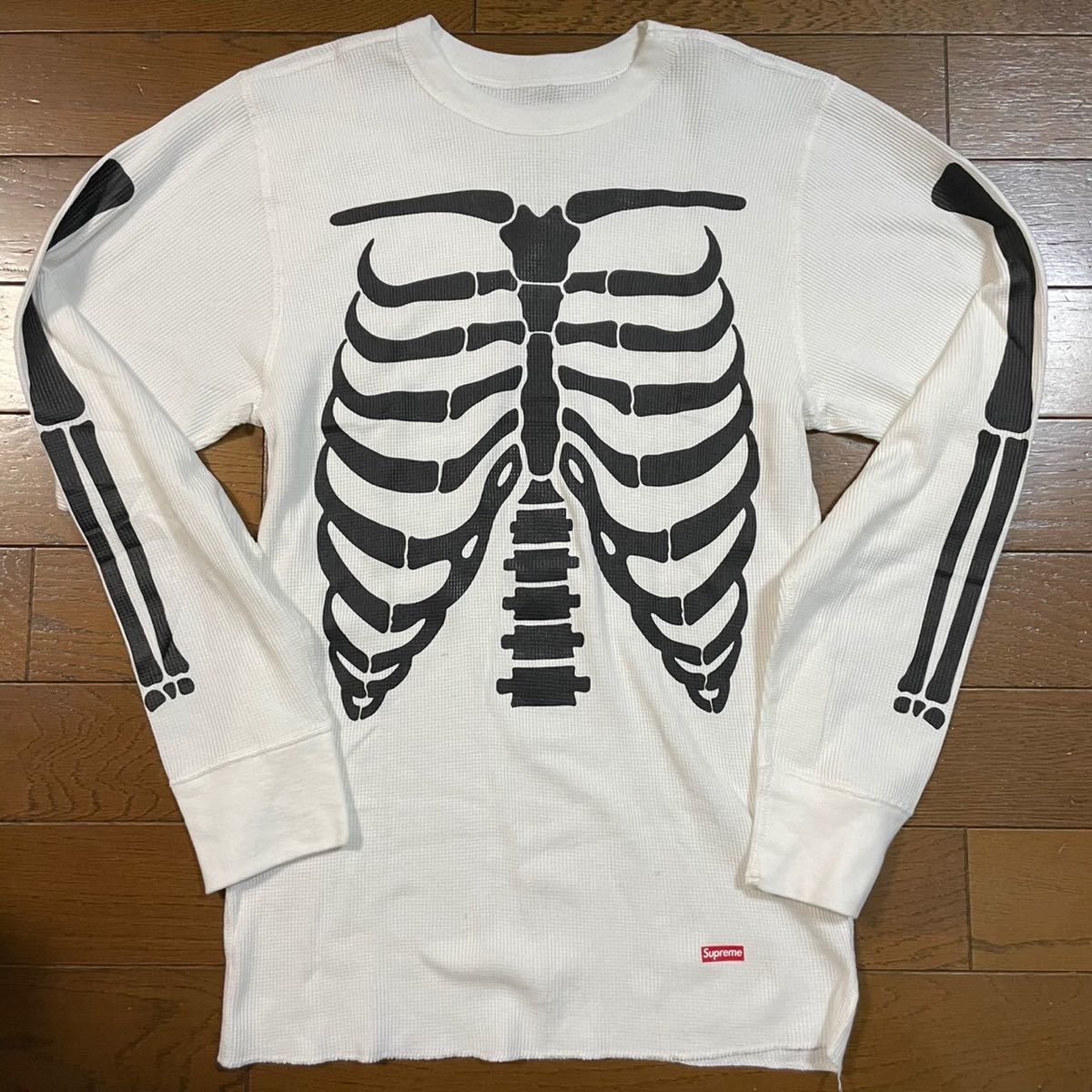 激レア 極美中古 supreme HANES BONES サーマル M NATURAL WHITE ロン