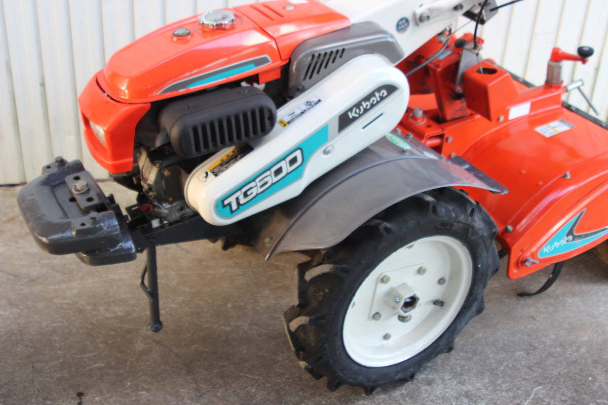 ☆管理機/耕運機多数出品中☆ クボタ TG600 6.2馬力 状態良好 大型 