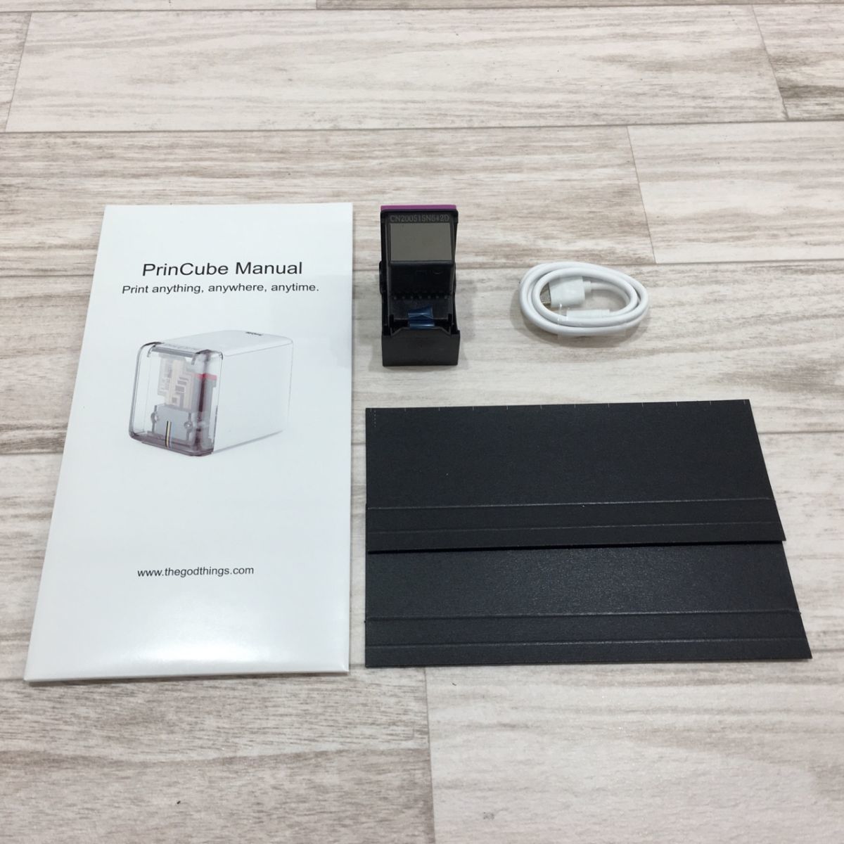 PrinCube 世界最小のモバイルカラープリンター 現状品 PrinCube プリン