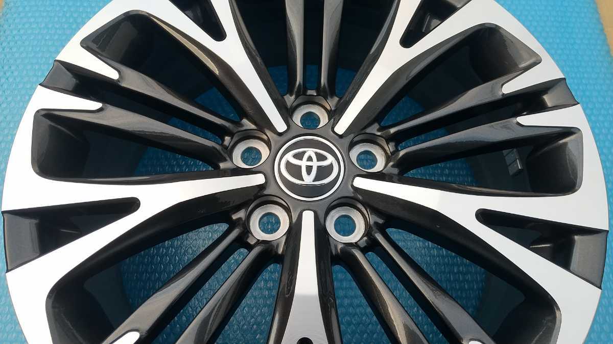 ヤリスクロス トヨタ 18インチ Z 純正 新車外し - ホイール 4本 純正 