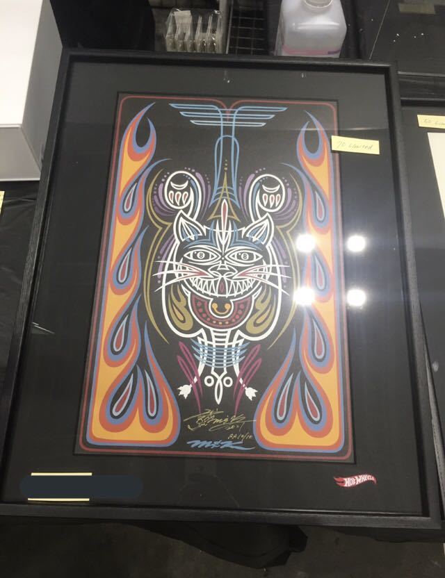 新品】MAKOTO氏 限定ポスター poster /70 直筆サイン入りhotwheels  