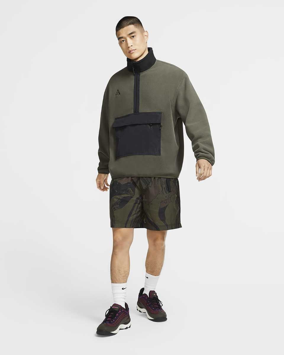 数量限定，SALE フリース ハーフジップ US XL POLARTEC NIKE ACG カーキ アジアサイズ 2XL ナイキ アウトドア(ジャンパー、ブルゾン)｜売買されたオークション情報、yahooの商品情報をアーカイブ公開 - オークファン 男性用