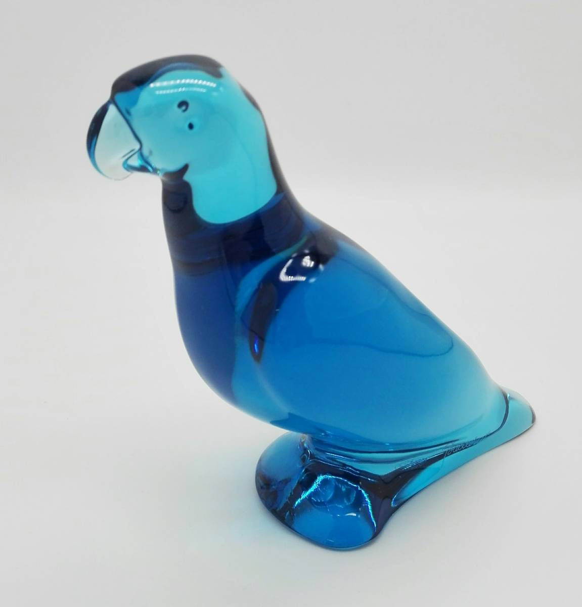 Baccarat バカラ フィギュリン オウム オーナメント オブジェ 鳥