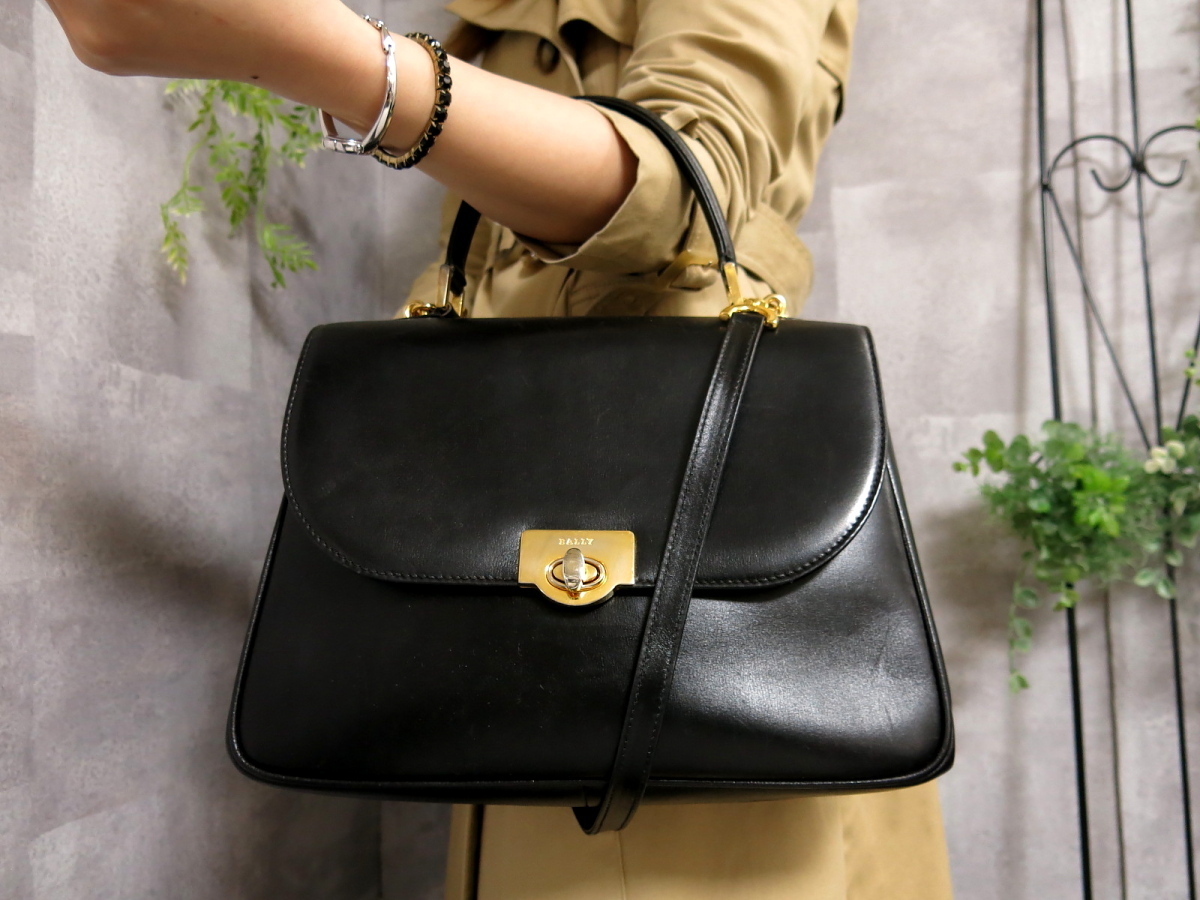 レザー ○超美品○BALLY BALLY 本革○2way 本革 バリー バリー○メンズ 