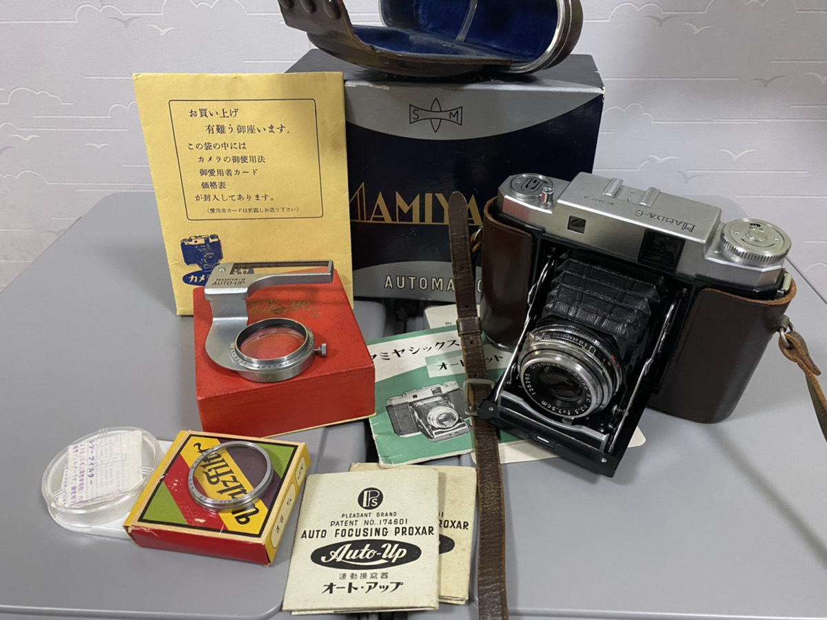 1円スタート レア 元箱付き オートアップ ケース付き Mamiya 6 Six