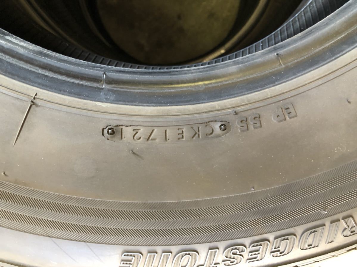 ハイエース タイヤ 195/80R15 夏タイヤ ブリヂストン バリ山