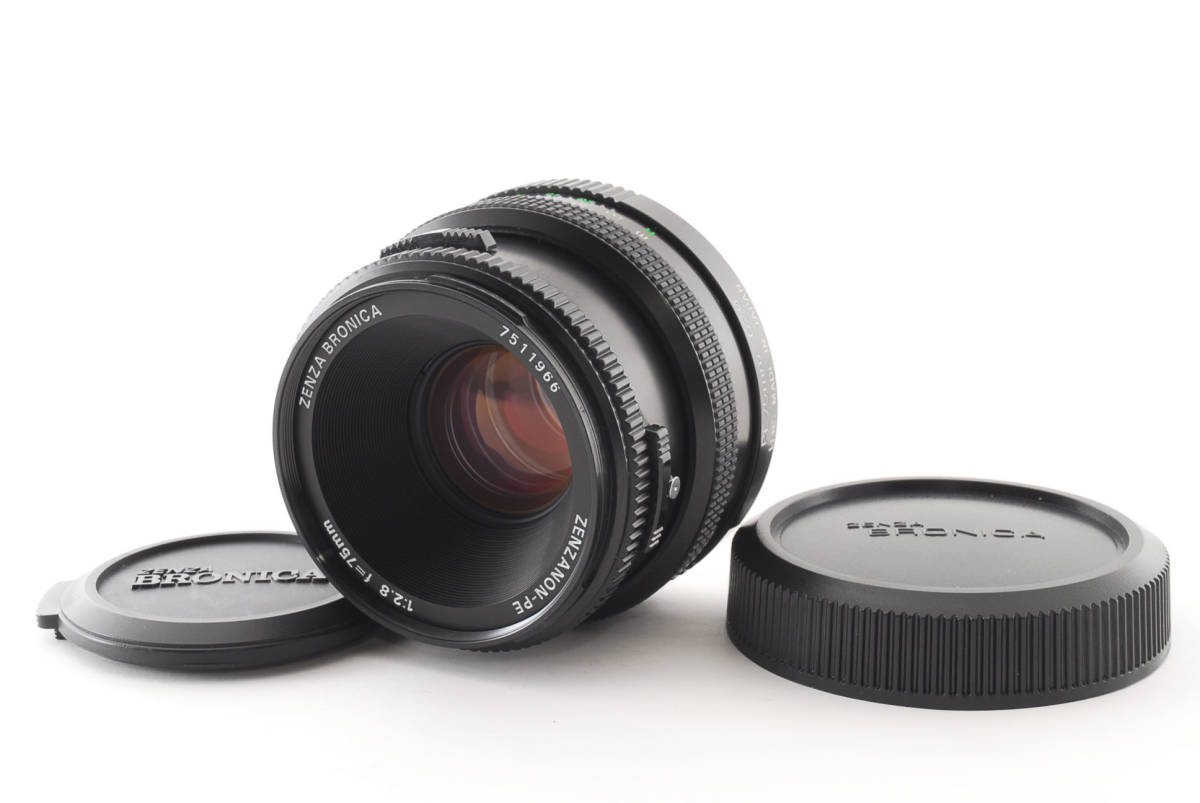 ZENZA BRONICA ゼンザブロニカ ZENZANON-PE 75mm F2.8 ETR用 単焦点