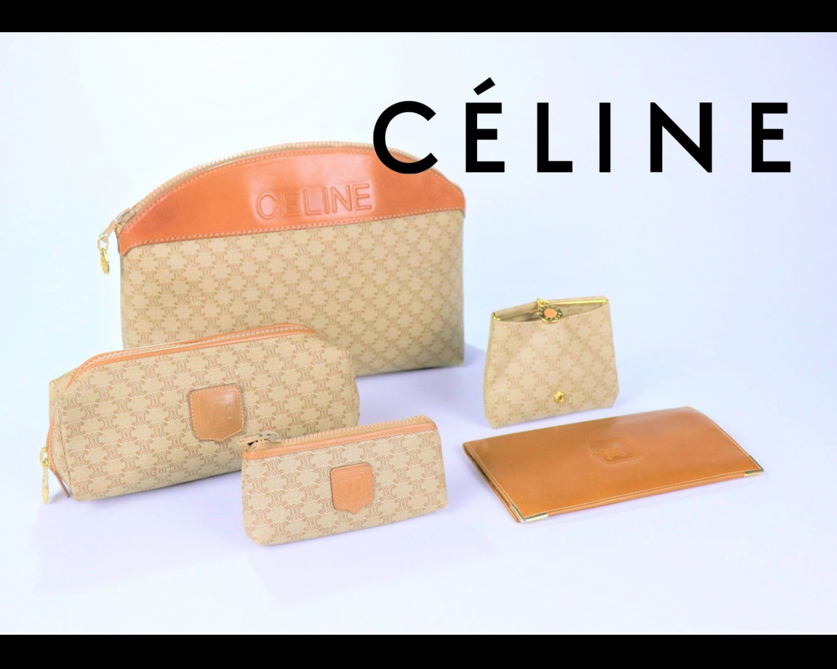CELINE マカダム柄 レディース セカンドバッグ ポシェット CELINE マカダム柄 レディース セカンドバッグ ポシェット