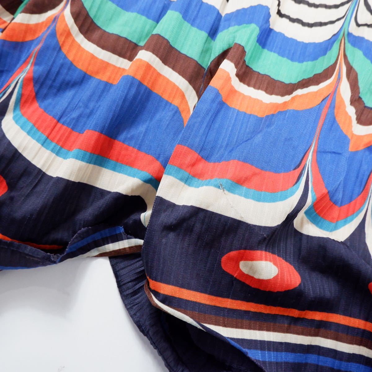 1スタ PLEATS PLEASE プリーツプリーズ 総柄 ワンピース ノースリーブ 