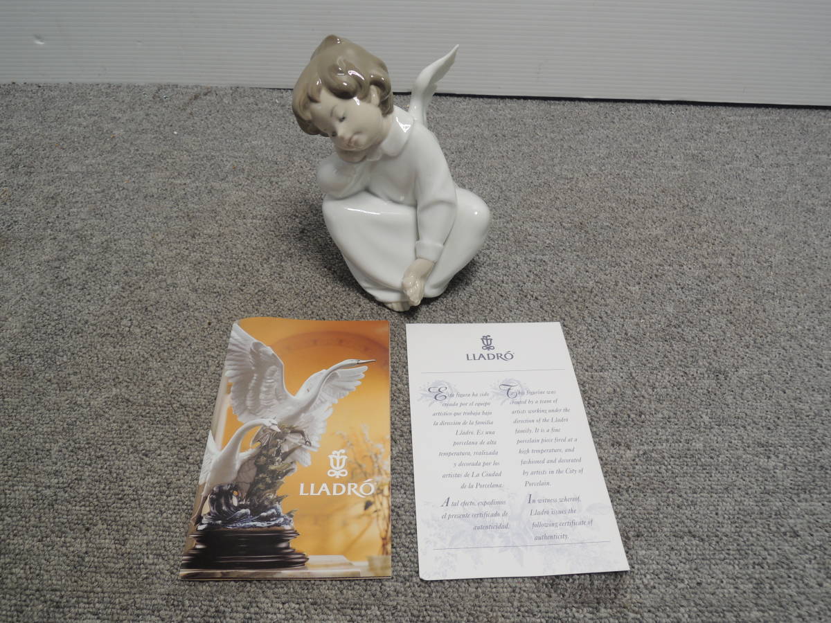 リヤドロ LLADRO 陶器 人形天使の通販 陶器人形 - 天使の考えごと 天使 