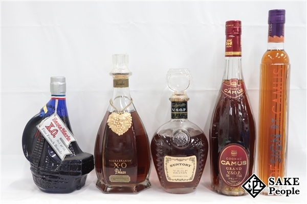  注目 ブランデー5本セット サンタマリア XO シップボトル/ニッカ ブランデー XO デラックス/サントリー ブランデー VSOP/等(ブランデー)｜売買されたオークション情報、yahooの商品情報をアーカ その他