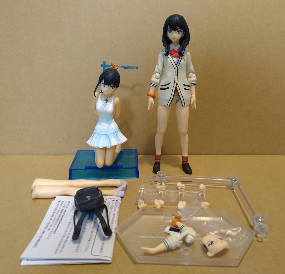 ジャンク figma 宝多六花 SSSS.GRIDMAN ＋挿げ替え用改造フィギュア 