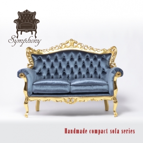 シンフォニーシリーズ ロココ調 2人掛けソファ アンティーク調