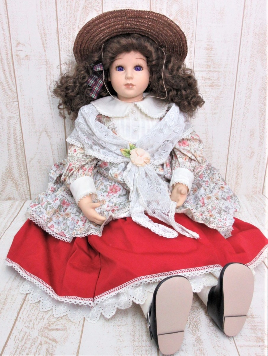セキグチ 少女人形 西洋人形 約70cm SEKIGUCHI JAPAN ドール 女の子 お