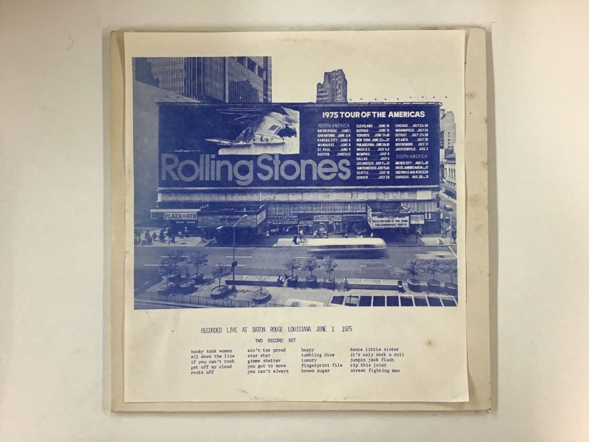 激安大特価，低価 LP / ROLLING STONES / RECORDED LIVE AT BATON ROUGE LOUISIANA / ブート盤 2187RK(Rolling Stones)｜売買されたオークション情報、yahooの商品情報をアーカイブ公開 - オークファン R