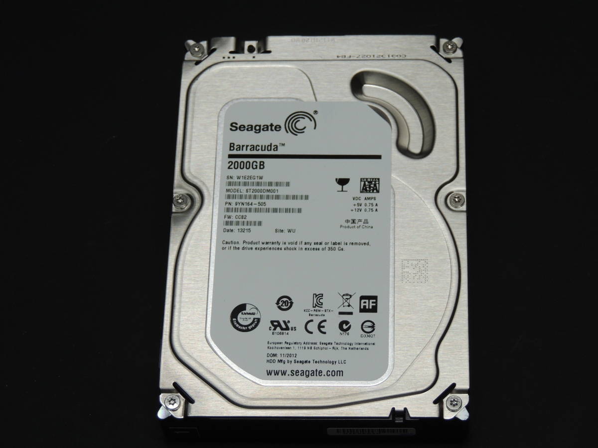 Seagate ST2000DM001 2TB Barracuda SATA Hard 3.5 HDD Internal
