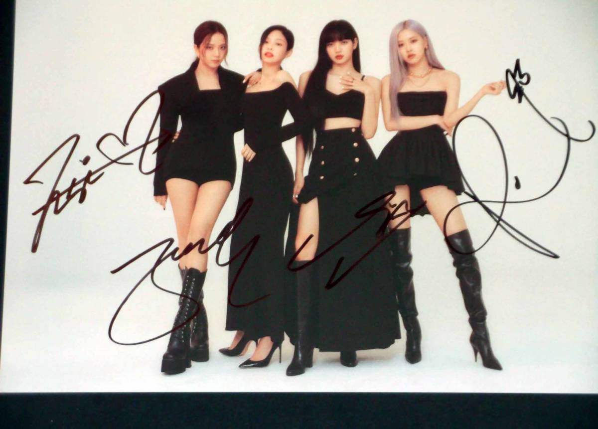 BLACKPINK☆全員直筆サイン入り☆PHOTOBOOK 4+1ポスター④