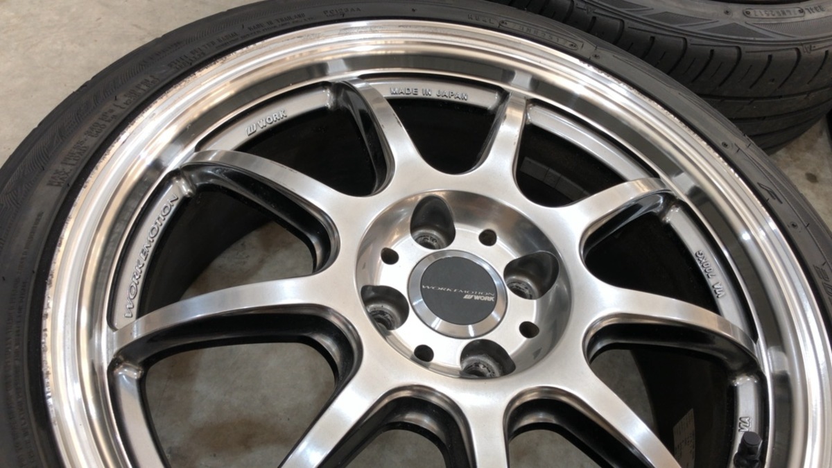 ☆WORK□EMOTION D9R□17インチ 4穴-100□205/45R17 FALKEN タイヤ