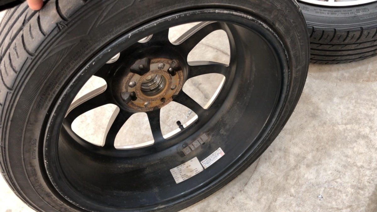 ☆WORK□EMOTION D9R□17インチ 4穴-100□205/45R17 FALKEN タイヤ
