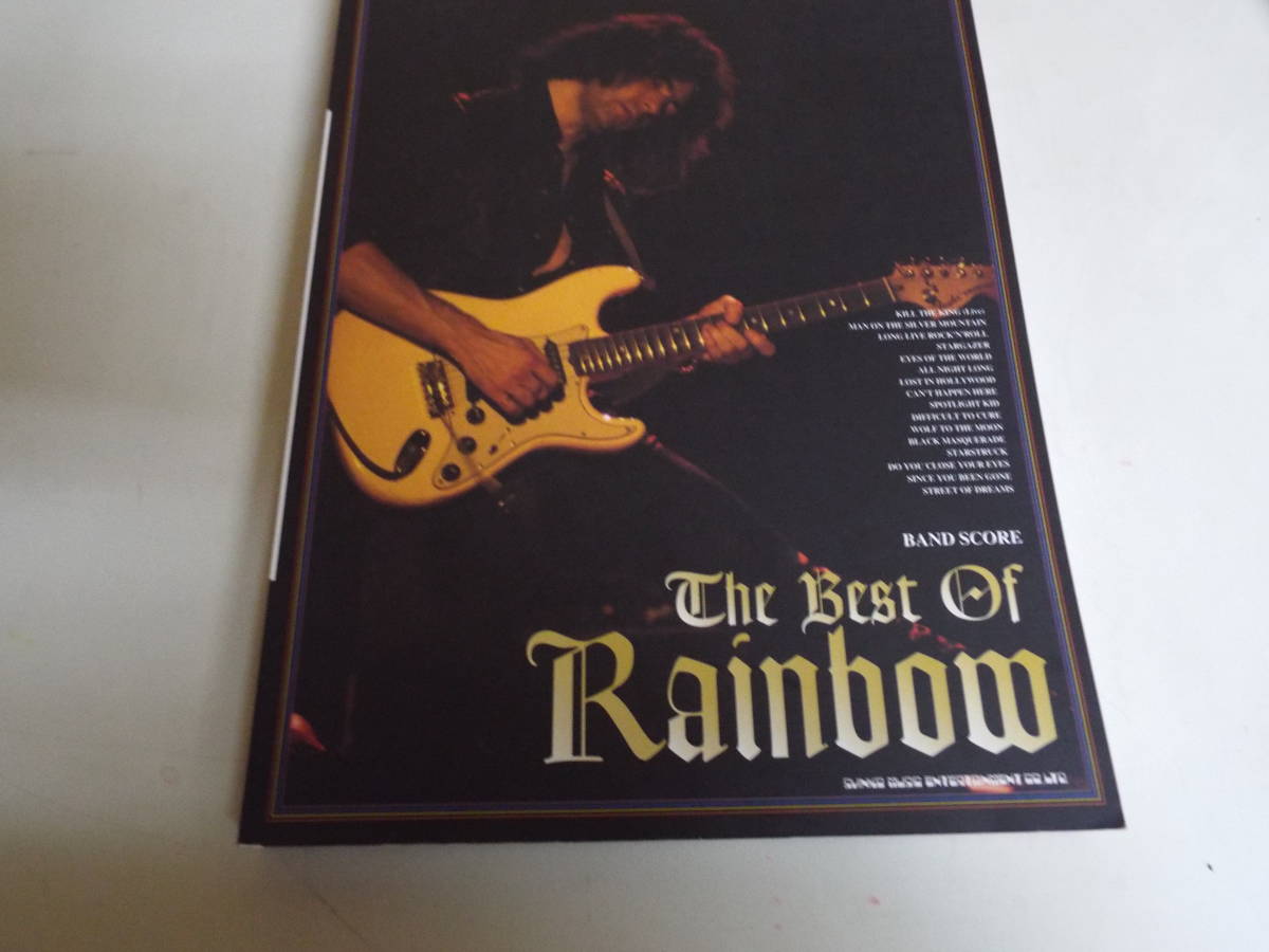 バンドスコア ベストオブレインボー リッチーブラックモア 洋楽 売買されたオークション情報 Yahooの商品情報をアーカイブ公開 オークファン Aucfan Com