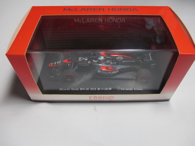 即決 エブロ №45326 1/43 マクラーレン ホンダ MP4-30 2015年イギリス