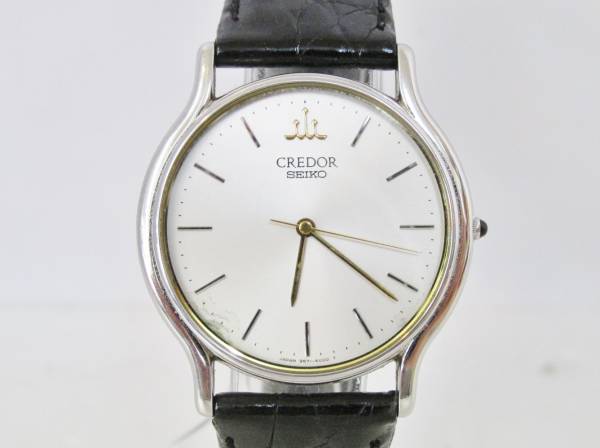 【SEIKO】セイコー クレドール 腕時計 メンズ 動作OK 社外ベルト