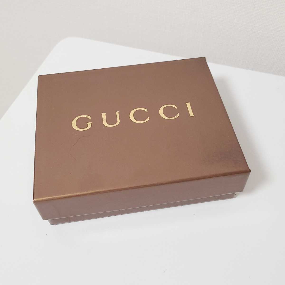 美品 GUCCI グッチ Gロゴ 金具 二つ折り 財布 折りたたみウォレット 