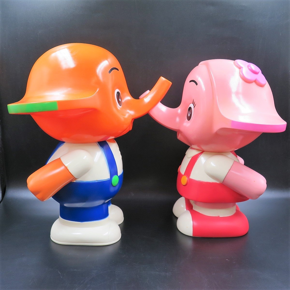 【限定品】美品 サトちゃん 貯金箱 30cm 非売品 佐藤製薬 1円～ 非売品 佐藤製薬 サトちゃん/サトコちゃん ソフビ 貯金箱 高さ約