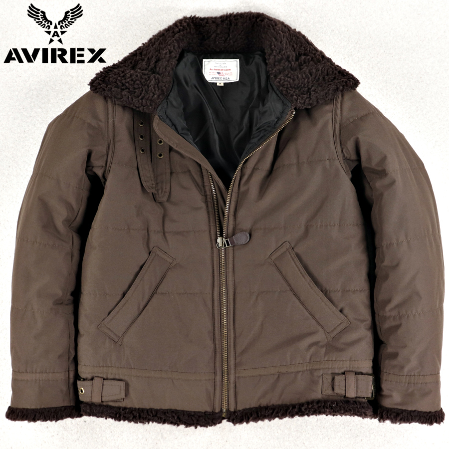 人気 美品 上野商会 AVIREX アヴィレックス 6152232 TYPE B-3 中綿入り 