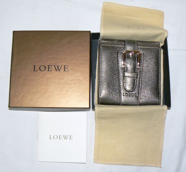 LOEWE(ロエベ) Wホック二つ折り財布 804205BL644I9 ファッション ろ