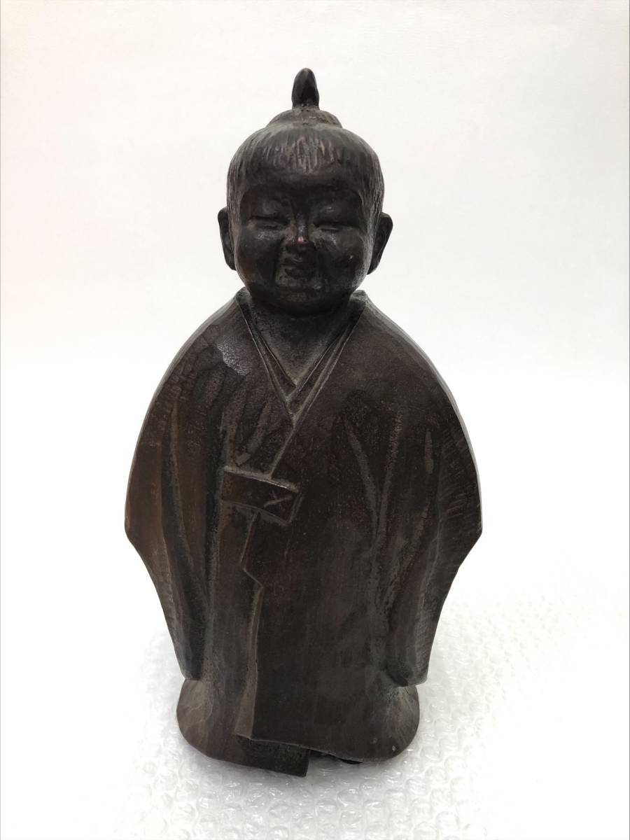 Yahoo!オークション 0024-57 石崎秀峰 ブロンズ像 銅像 無我童子 美術