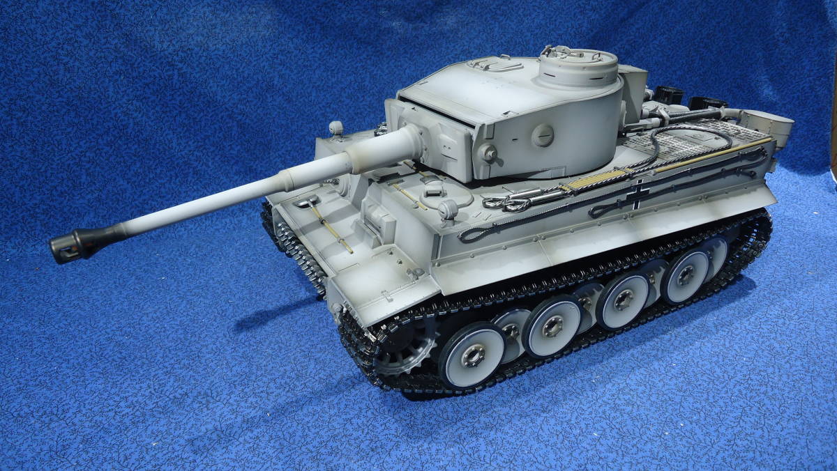  1742 B5 IS3818-C1 タイゲン 1/16 初期型タイガー1メタル版砲塔360度フラッシュ taigen 砲身からも煙+リコイル 最後一台 撮影のため開封済(戦車、軍用車両)｜売買されたオークション情報、yahooの商品 戦車、軍用車両