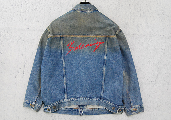 完売！定価14.8万 美品 バレンシアガ「19AW SIGNATURE BIG FIT DENIM 