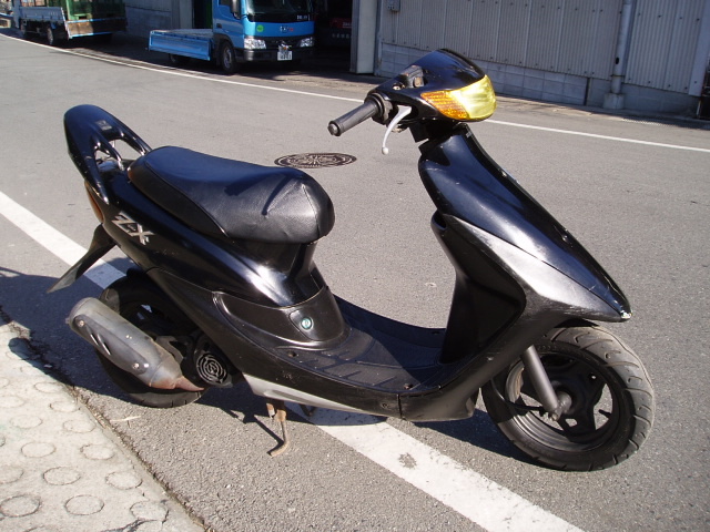Live Dio ZX AF35 リアスポイラー かち上げステー単体 メッキ AF34