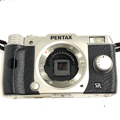 PENTAX Q10 ミラーレス一眼カメラ ボディ シルバー 通電確認済み 付属品あり ペンタックス_2
