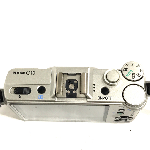 PENTAX Q10 ミラーレス一眼カメラ ボディ シルバー 通電確認済み 付属品あり ペンタックス_6