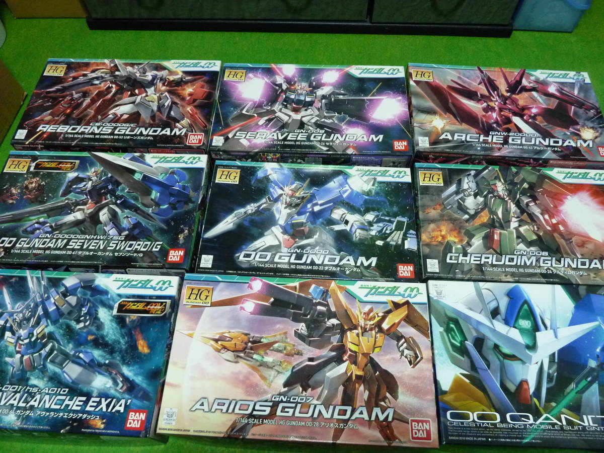 HGガンプラ／ダブルオーシリーズジャンク品おまけ付(完成品)｜売買され