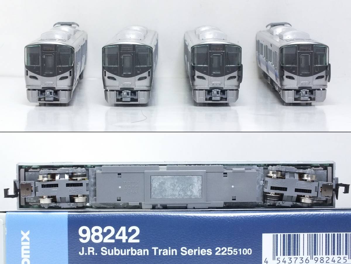 TOMIX 98242/98243 JR 225系5100番台 基本4両+増結4両の8両セットの