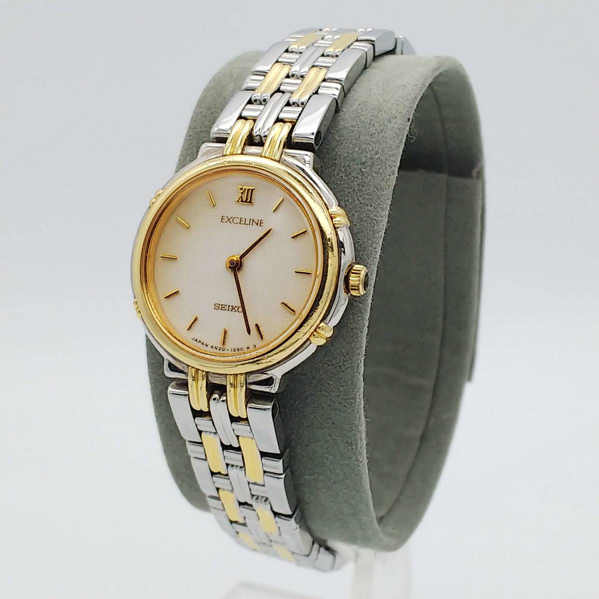 美品【電池交換済】☆SEIKO☆セイコー☆Exceline☆エクセリーヌ☆4N20-