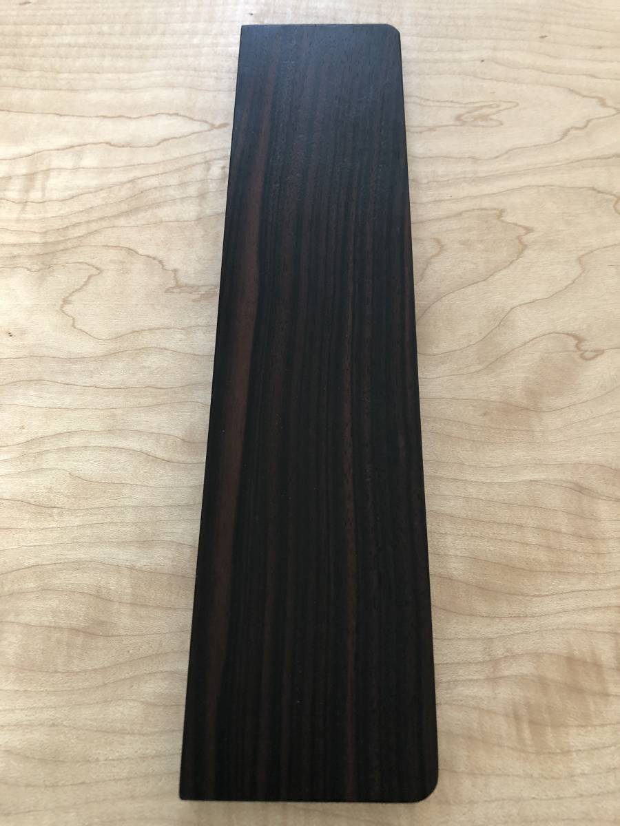 ハンドメイド】希少 ウッドパームレスト 縞黒檀 幅約300mm HHKB、60