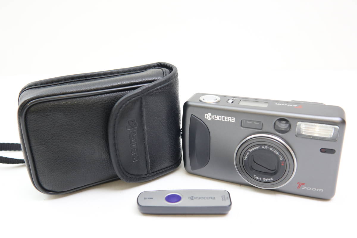 【ジャンク】Kyocera T zoom 元箱付き コンパクトフィルムカメラ ジャンクKyocera T zoom 元箱付き コンパクトフィルムカメラ