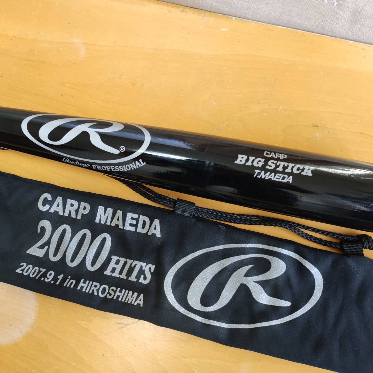 ☆貴重☆CARPカープ 前田智徳 直筆サイン入り2000本安打記念バット