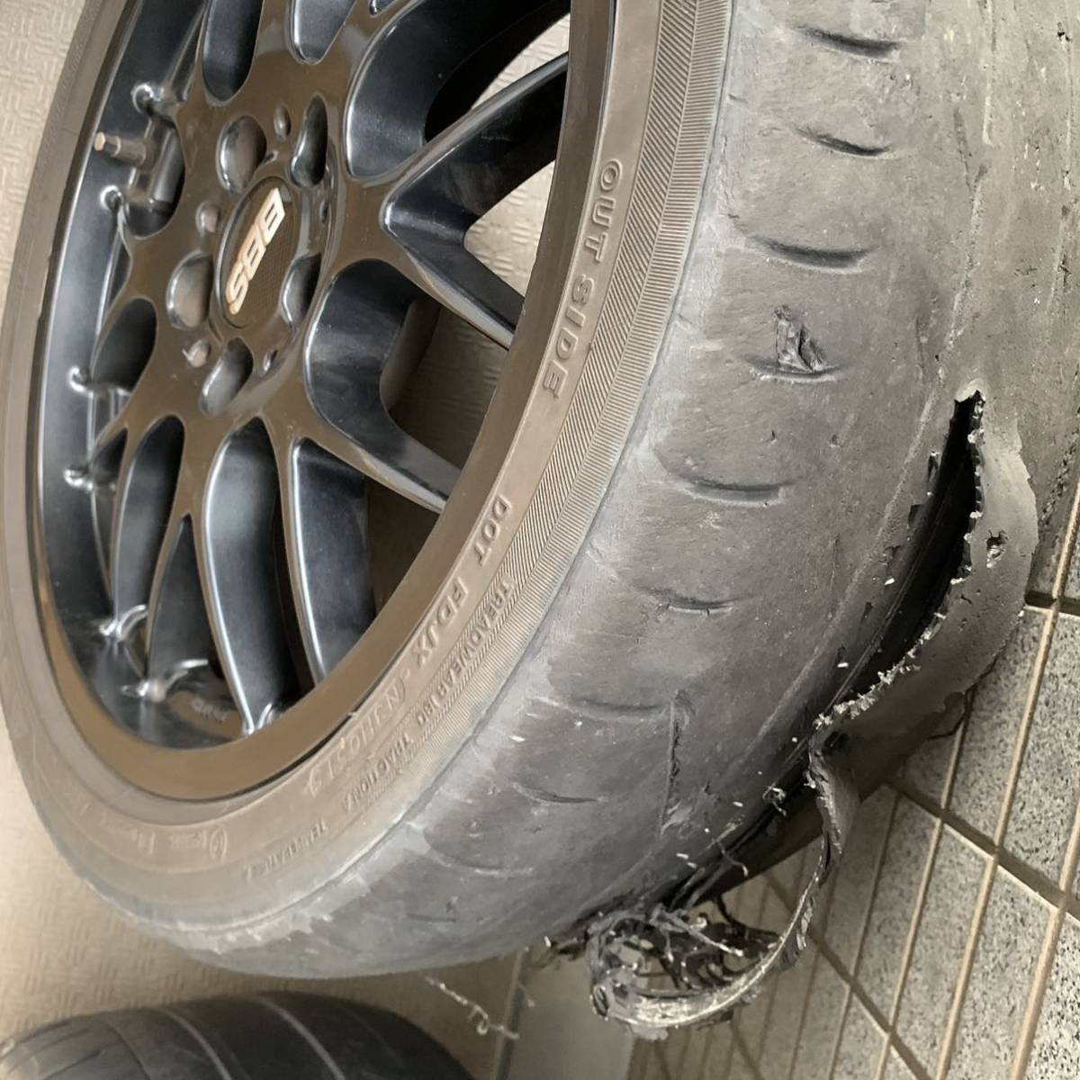 BBS RX206 8J +38 pcd120 5穴 BMW 18インチ ホイール4枚 社外アルミ 