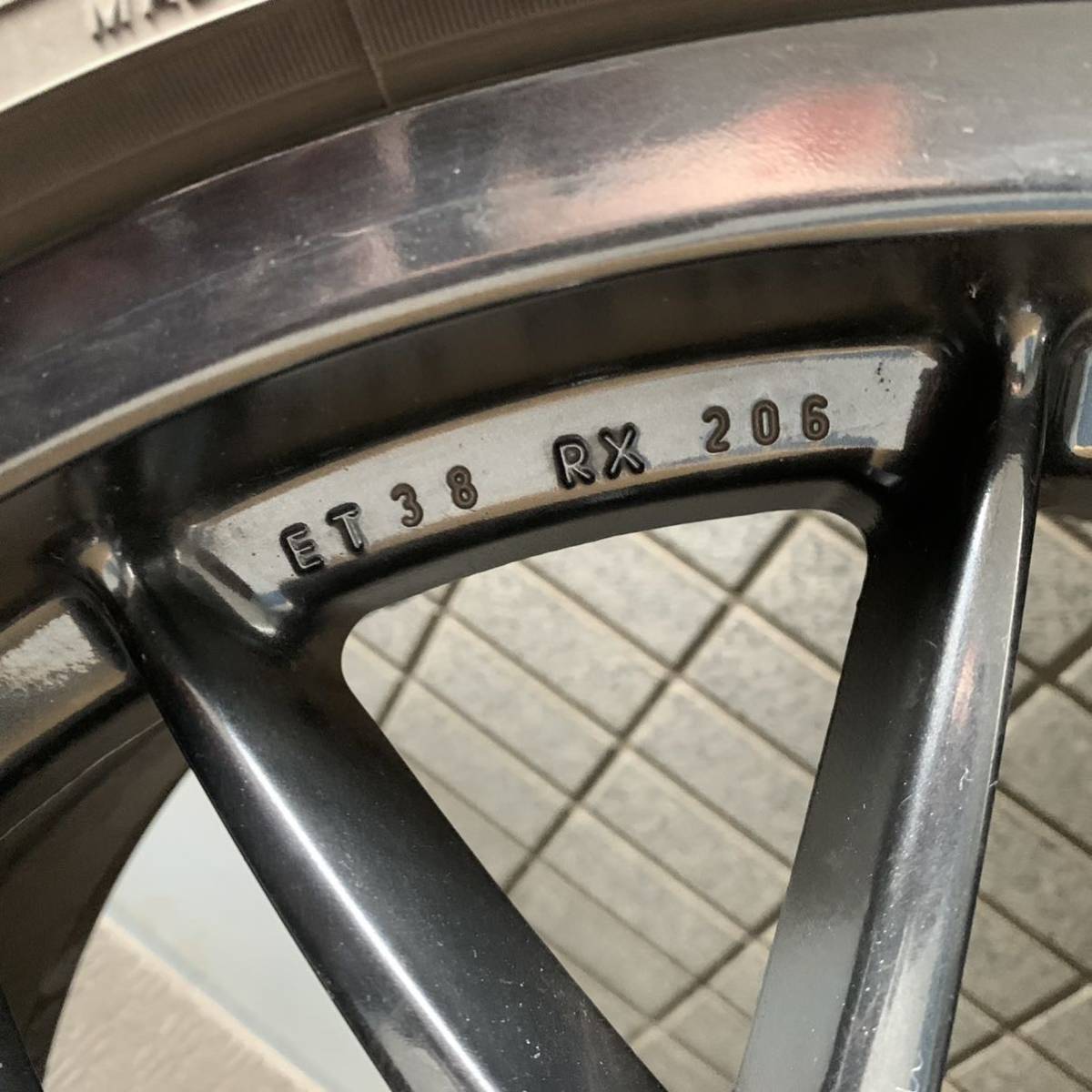 BBS RX206 8J +38 pcd120 5穴 BMW 18インチ ホイール4枚 社外アルミ 