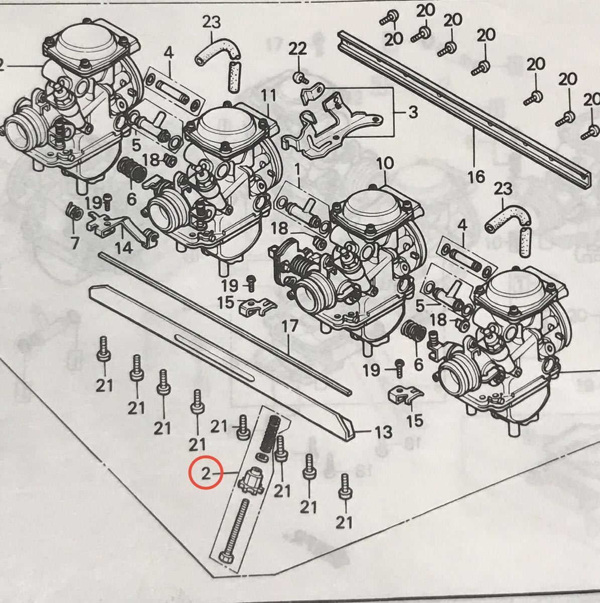 送料無料 ホンダ純正新品 CBX400F CBX550F CBR400F キャブレター 